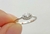 AN00030 Anillo cintillo redondo piedra - comprar online