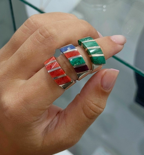 AN00060 Anillo young plata peruana - comprar online