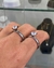 Anillo con cubic AQ - comprar online