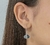 AR00114 Aro pendiente Swarovski - comprar online