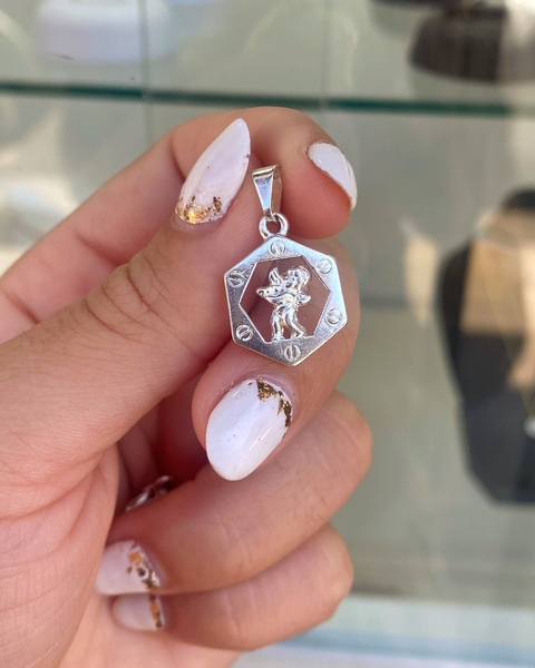 Dije Ángel de la Guarda 1 - Plata Laminada AB