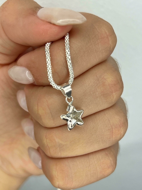 DI00180 Dije Estrella piedra Sw 8mm - comprar online