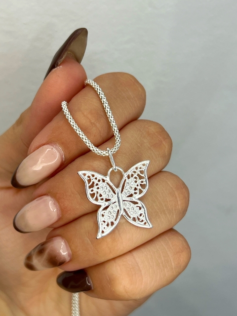 DI00104 Dije Mariposa mediana - comprar online