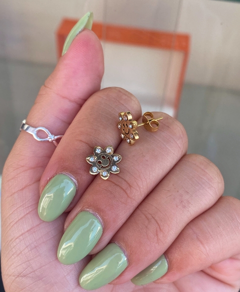 Aro Pasante flor sonrisa AD