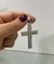 Dije Cruz lisa 4x2,5cm AQ - comprar online