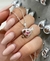Conjunto corazón flechado rosa AB