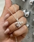 Conjunto corazón flechado blanco AB