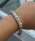 PU00033 Pulseras rodinada 2 plata 950