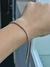 PU00062 Pulsera piedras blancas rose