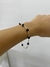 PU00115 Pulsera cuentas negras