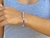 PU00124 Pulsera cristal azul con perlas en internet