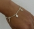 PU00152 Pulsera cruces y corazon