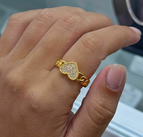 AN00010 Anillo Corazon