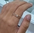 AN00037 Anillo doble con piedras