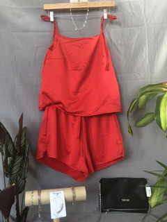 shorts de seda