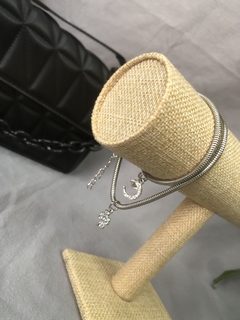 Pulsera luna/trébol - comprar online