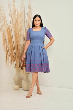 Vestido Marina Azul