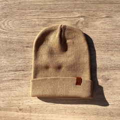 Gorro de Lana Liso - Beige - comprar online