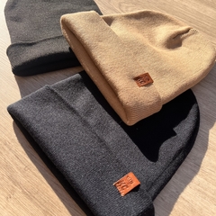 Gorro de Lana Liso - Beige en internet