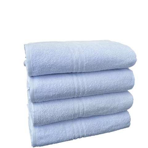 Kit 4 Toalhas Banho Branca Hotel Luxo 80x150cm Grande Grossa Felpuda 500g Alta Absorção