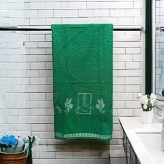 Jogo Kit 4 Toalha De Banho Grande Grossa Macia 100% Algodão 75x150 Gigante Alta Absorção - comprar online