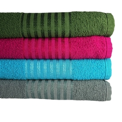 Kit 4 Toalha De Banho 100% Algodão Grande 67x130 Barata Atacado Sortida - Schwa Home