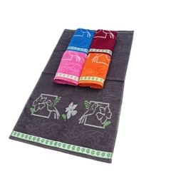 Kit 4 Toalha Rosto Grossa 50x80 Grande 100% Algodão Sortida na internet