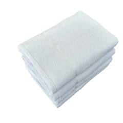 Kit 4 Toalhas de Banho Hotel Luxo Branca Grossa Felpuda Alta Absorção - loja online