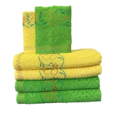 Kit 4 Peças - Jogo 2 Toalha Rosto + 2 Toalha Banho Gigante Grossa 75x150 100% Algodão