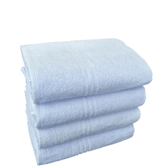 Kit 4 Toalhas Banho Branca Hotel Luxo 80x150cm Grande Grossa Felpuda 500g Alta Absorção na internet