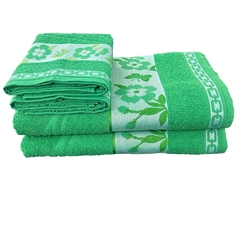 Jogo 4 Peças - Kit 2 Toalha Rosto + 2 Toalha Banho Gigante Grossa 75x150 100% Algodão - Schwa Home