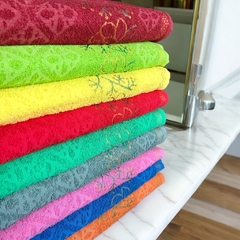 Jogo Kit 4 Toalha De Banho Grande Grossa Macia 100% Algodão 75x150 Gigante Alta Absorção - loja online