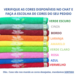 Jogo 4 Toalha - Kit 2 Rosto + 2 Banho Banhão Gigante Felpuda