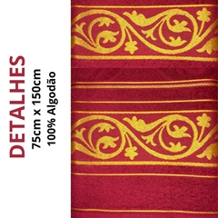 Jogo Kit 4 Toalha De Banho Grande Grossa Macia 100% Algodão 75x150 Gigante Alta Absorção - loja online