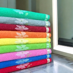 Jogo Kit 4 Toalha De Banho Grande Grossa Macia 100% Algodão 75x150 Gigante Alta Absorção