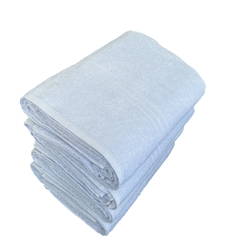 Kit 4 Toalhas Banho Branca Hotel Luxo 80x150cm Grande Grossa Felpuda 500g Alta Absorção - Schwa Home