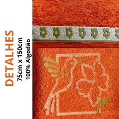 Jogo Kit 4 Toalha De Banho Grande Grossa Macia 100% Algodão 75x150 Gigante Alta Absorção - loja online