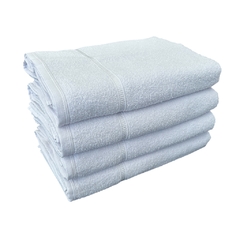 Kit 4 Toalhas de Banho Hotel Luxo Branca Grossa Felpuda Alta Absorção - Schwa Home