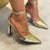 Scarpin com Strass Metálico Bebecê