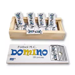 Domino madera caja de 8x18 cm.