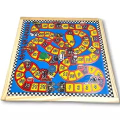 Carrera de autos 27x27cm. - comprar online