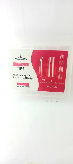 TIPS SOFT GEL POR NUMERO PARIS NIGHT 100PCS
