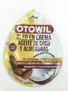 aceite de coco y almendras para el cabello