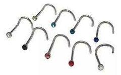 piercing nariz rulo cubic colores acero quirúrgico - comprar online