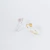 Anel hexagonal delicado, Ouro 18k.