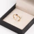 Anel safira, Ouro 18k com brilhantes. - comprar online