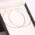 Argola redonda grande n9, Ouro 18k.