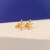 Brinco Folhas, de Ouro 18k