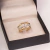 Anel triplo, Ouro18k com brilhantes