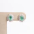 Brinco Esmeralda oval, Ouro18k com brilhantes. - comprar online